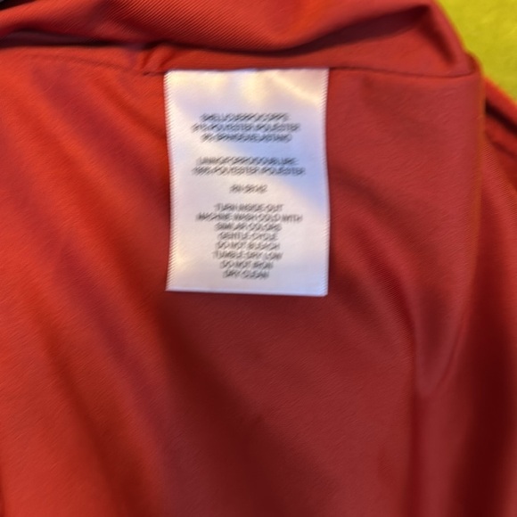 Donna Morgan Women's Ruched Princess Seam Dress Sz 6 Burnt Orange Shimmery - Picture 4 of 9